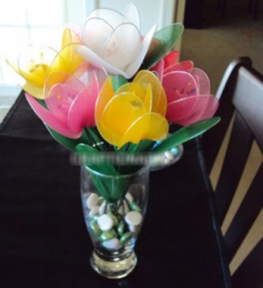 Hoa lụa nghệ thuật – Hoa tulip