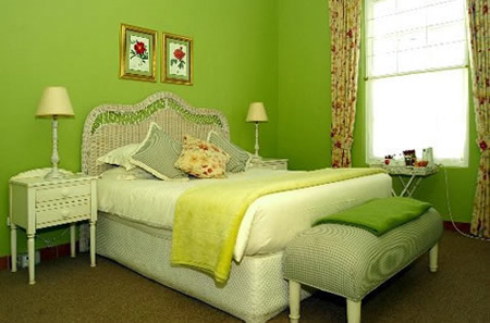 Image result for sơn phòng màu xanh cây