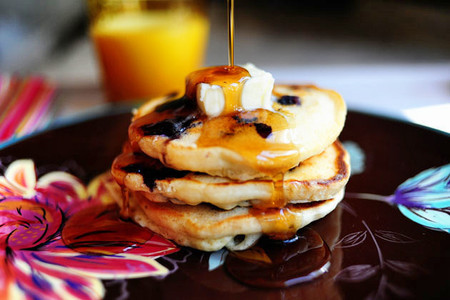 Bữa sáng ngon miệng với Pancake chanh việt quất