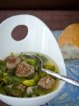 Canh cải bò viên ngọt thanh và hấp dẫn