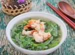 Canh cải cúc nấu tôm, ngọt mát và ngon cơm