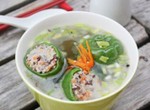 Đẹp mắt ngon miệng với món canh ớt chuông nhồi thịt