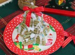 Biến bánh cookie trà xanh thành cây thông Noel