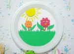 Sinh động và đẹp mắt với bức tranh hoa và mặt trời