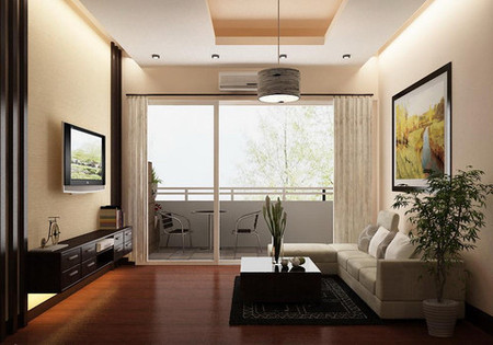Sử dụng sofa trong phòng khách hẹp của căn hộ chung cư 3 Sử dụng sofa trong phòng khách hẹp của căn hộ chung cư 3
