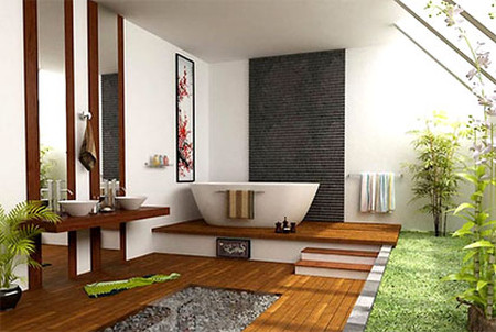 Phòng tắm xanh, thoáng mát đón hè về 1 Phòng tắm xanh, thoáng mát đón hè về 1
