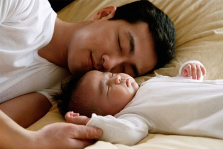 Có nên cho con ngủ cùng bố mẹ? 1 Có nên cho con ngủ cùng bố mẹ? 1