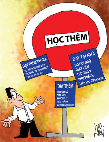 Khi dạy thêm, học thêm là vấn nạn và sự tự nguyện bị ép buộc 1 Khi dạy thêm, học thêm là vấn nạn và sự tự nguyện bị ép buộc 1