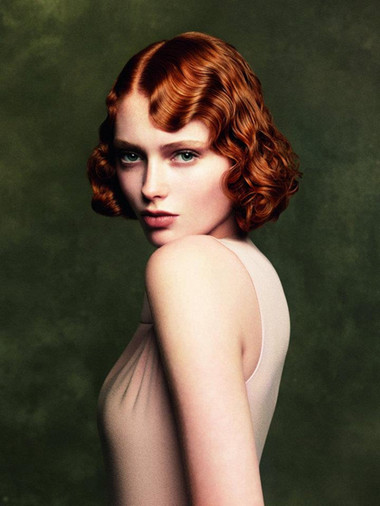 Tóc uốn Finger wave 1