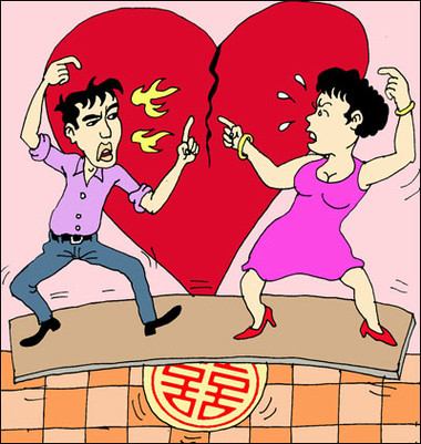Hài hước vợ chồng Ngày nào họ cũng phải có chiến tranh rồi lại làm lành.