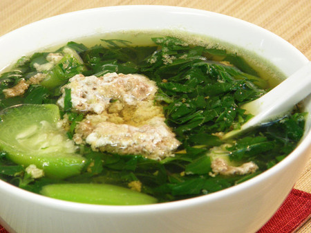 Rau: 1 Canh cua là một trong những món ăn ngon và giải nhiệt mùa hè.