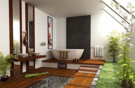 2. Thêm chậu cây xanh hoặc hoa tươi 1 Những chậu cây xanh làm căn phòng trở nên bình yên và tươi mát hơn.