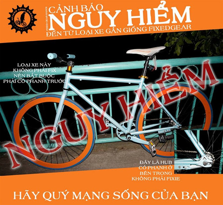 Tiền mất tật mang khi mua nhầm xe “fake” 1 Những cảnh báo nguy hiểm về xe Fixed Gear rởm đã được đưa ra
