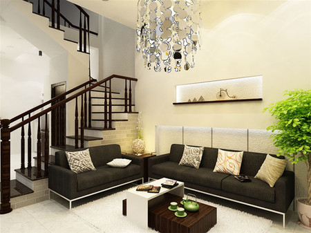 3. Quy tắc 60-30-10. 1 Khi kết hợp màu nội thất bạn nên chú ý tới màu của tường nhà.