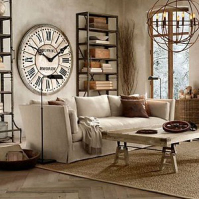 Không nên: 2 Không treo đồng hồ bên trên ghế sofa.