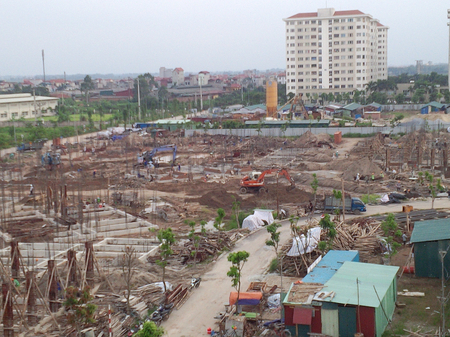 Tiến độ thi công chung cư thu nhập thấp Đặng Xá tháng 7.2014 2 Tiến độ thi công chung cư thu nhập thấp Đặng Xá tháng 7.2014 2