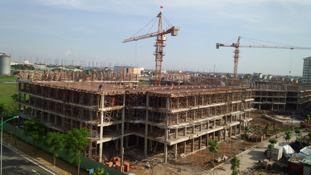 Tiến độ nhà thu nhập thấp Đặng Xá tháng 8.2014 1 Tiến độ nhà thu nhập thấp Đặng Xá tháng 8.2014 1