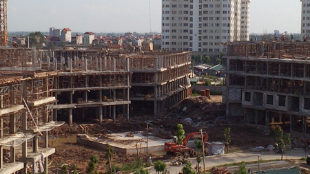 Tiến độ nhà thu nhập thấp Đặng Xá tháng 8.2014 3 Tiến độ nhà thu nhập thấp Đặng Xá tháng 8.2014 3