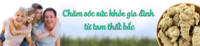 Chăm sóc sức khỏe gia đình từ tam thất bắc