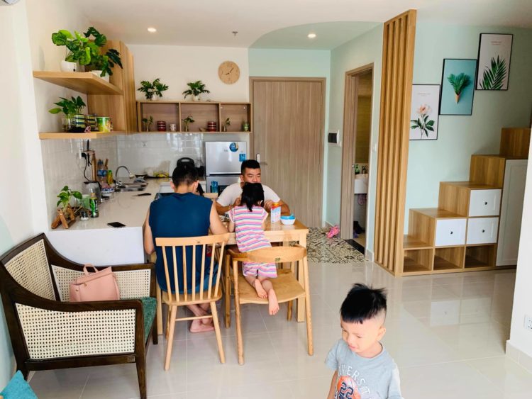 Phòng ngủ 4 Căn hộ 40 m2 2 phòng ngủ nhỏ đẹp