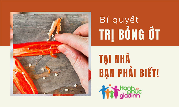 Mách chị em nội trợ cách trị bỏng ớt nhanh chóng và an toàn 1 Trị bỏng ớt hiệu quả