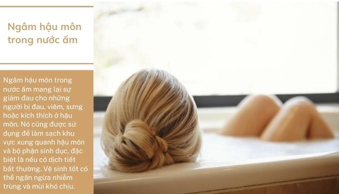 Ngâm hậu môn trong nước ấm 1 Ngâm hậu môn trong nước ấm 1