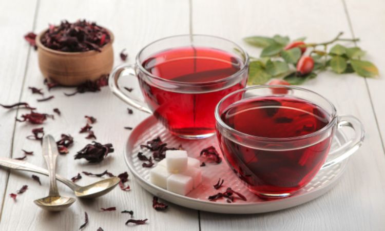 Uống trà bụp giấm 1