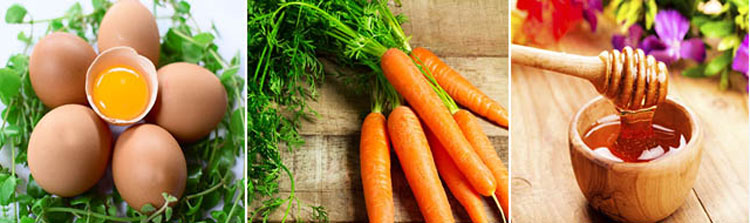 4. Trứng, cà rốt, mật ong 1 4. Trứng, cà rốt, mật ong 1