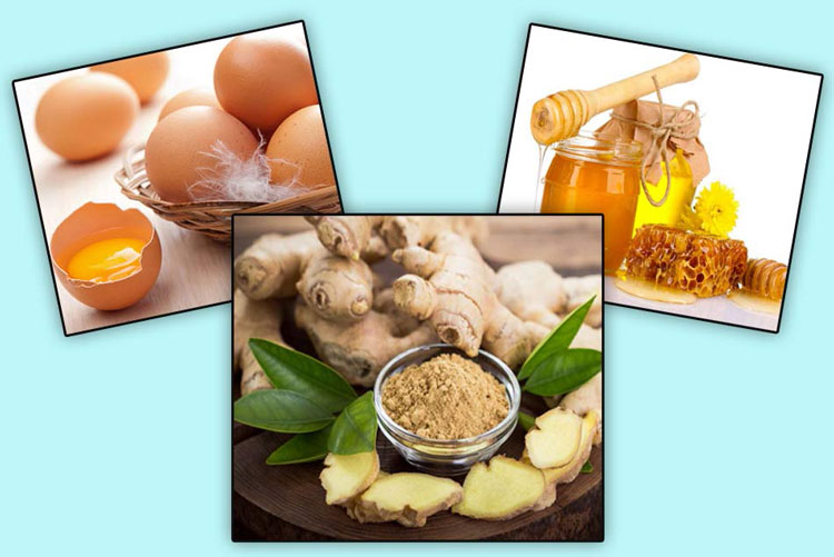 2. Trứng, gừng và mật ong 1 2. Trứng, gừng và mật ong 1