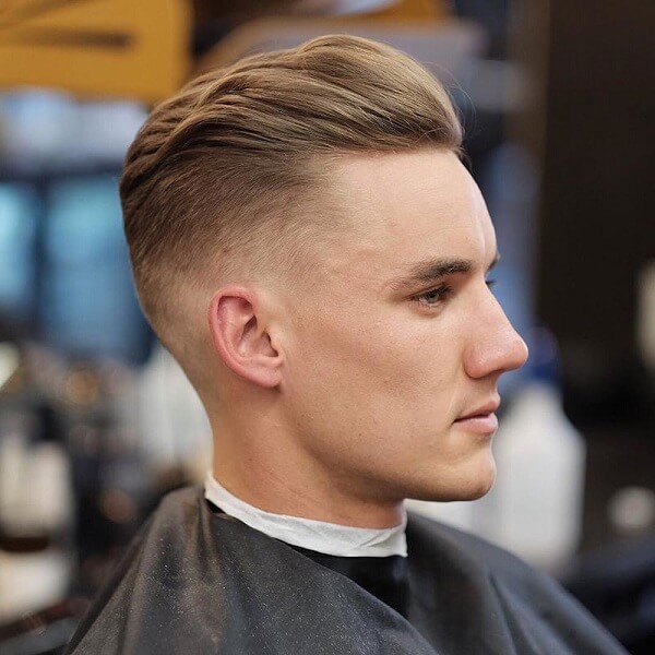 3. Kiểu tóc nam Slicked Back Fade Cut dành cho nam tóc thưa 1