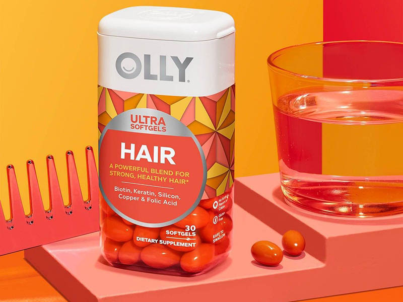 2. Viên uống kích thích mọc tóc Olly Hair Ultra 30 Softgels 1
