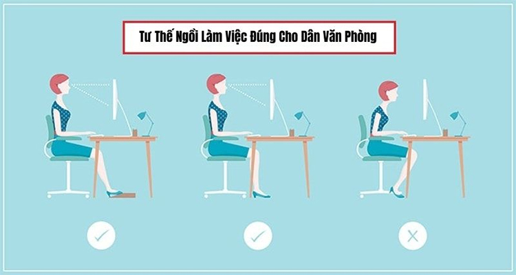 Sinh hoạt, làm việc đúng tư thế 1
