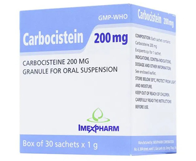 Thuốc Carbocistein 1 Thuốc Carbocistein 1
