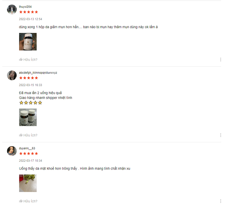 Khách hàng review về Oeneva Tuệ Linh 11 Khách hàng review về Oeneva Tuệ Linh 11