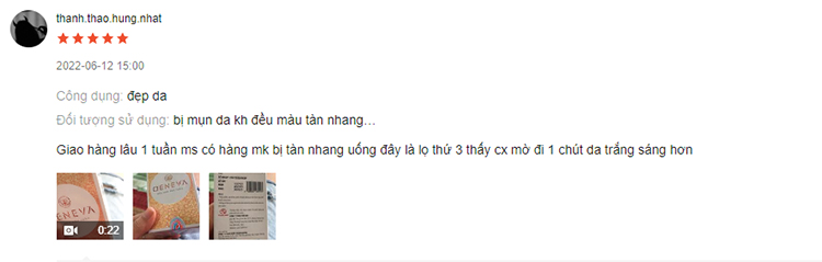 Khách hàng review về Oeneva Tuệ Linh 12 Khách hàng review về Oeneva Tuệ Linh 12