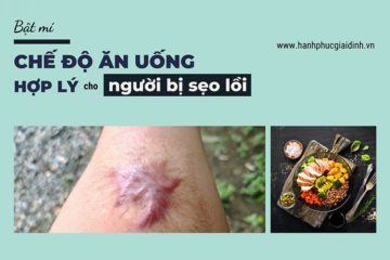 dinh dưỡng cho người bị sẹo lồi