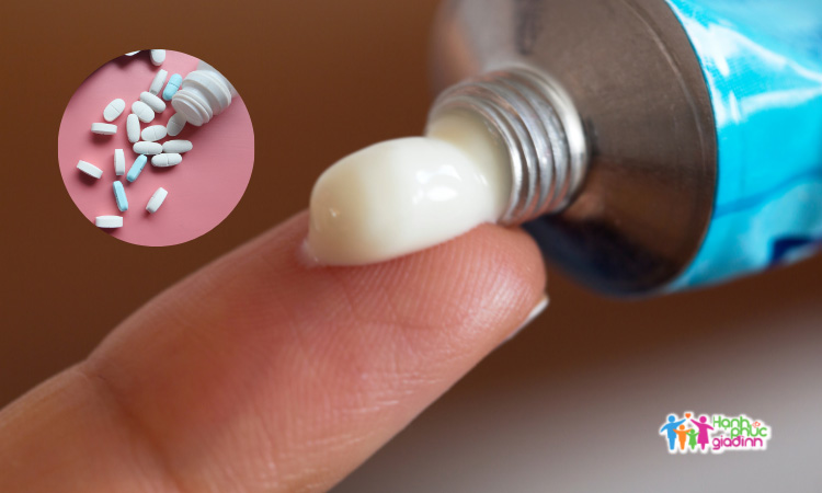 Cải thiện chàm da chân băng thuốc uống và thuốc bôi